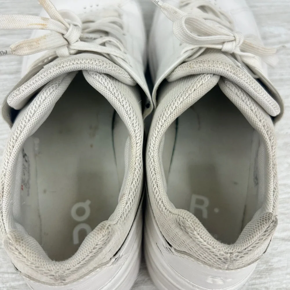 On Cloud The Roger Centre Court White Vegan Leather Sneakers Mens 11.5 48.99497